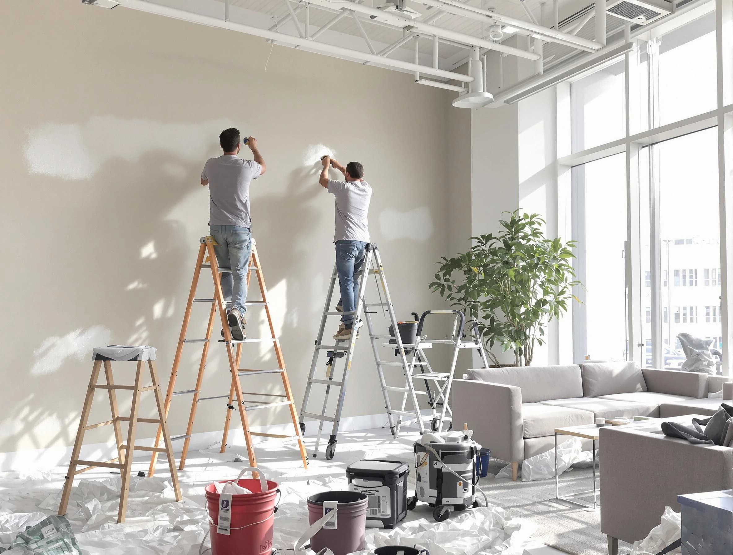 Tallmadge House Painters delivering commercial painting services in Tallmadge, OH